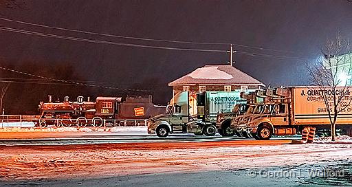 Train & Trucks_P1020059-61.jpg - Photographed at Smiths Falls, Ontario, Canada.